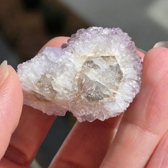 Spirit Quartz ✦ Raw Lavender Amethyst Cluster ✦ Cactus Quartz Formation 2.5" - Picture 5 of 11